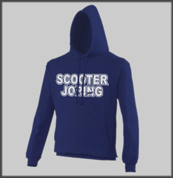 Scooter Joring Text hoodie